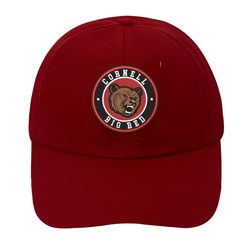 NCAA Cornell Big Red Embroidered Baseball Cap, NCAA Logo Embroidered Hat, Cornell Big Red Football Team