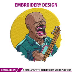 Guitar men logo embroidery design, Guitar men embroidery, logo design, logo shirt, Embroidery file, Instant download