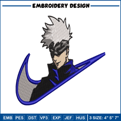 Gojo Satoru embroidery design, Jujutsu Kaisen embroidery, anime design, embroidery file, Logo shirt, Digital download