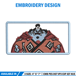 Jinbei box embroidery design, One piece embroidery, Anime design, Embroidery shirt, Embroidery file, Digital download