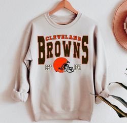 Cleveland Browns Football Sweatshirt, Browns Tee, Cleveland Browns Shirt, Vintage Cleveland Browns Football, NFL Browns
