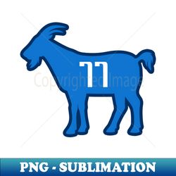 DAL GOAT - 77 - Navy Sublimation PNG Digital Download File - High-Quality - Transparent - and Ready for Sublimation Masterpieces