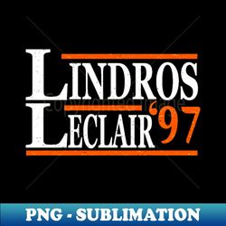 PNG Transparent Digital Download File for Sublimation - Vibrant Lindros Leclair Party T-Shirt - Unleash Your Inner Fan Spirit