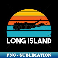 Beach Sunset - Long Island Skyline - Vibrant Sublimation Design