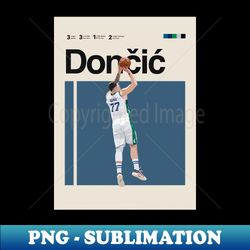 Luka Doncic - Basketball Superstar - High-Resolution PNG Sublimation File