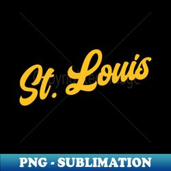 St Louis Blues - Retro Hockey Design - High-Resolution Sublimation File