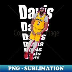 Anthony Davis - NBA Superstar - PNG Sublimation Digital Download File