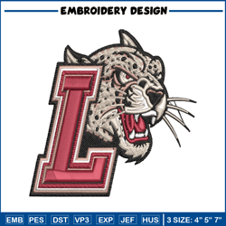 Lafayette Leopards embroidery design, Lafayette Leopards embroidery, logo Sport, Sport embroidery, NCAA embroidery.