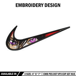 Lelouch vi Britannia Nike embroidery design, anime embroidery, nike design, anime design, anime shirt, Digital download