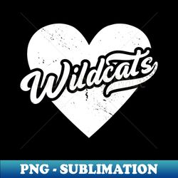 vintage wildcats mascot - school spirit sublimation png download - show your high school football pride