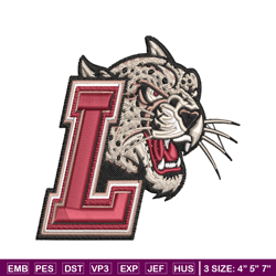 Lafayette Leopards embroidery design, Lafayette Leopards embroidery, logo Sport, Sport embroidery, NCAA embroidery.