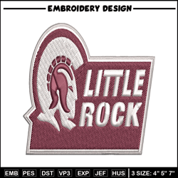 Little Rock Trojans embroidery design, Little Rock Trojans embroidery, logo Sport, Sport embroidery, NCAA embroidery.