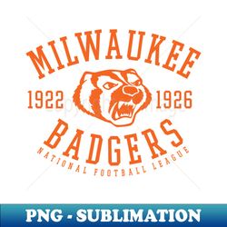 PNG Sublimation Digital Download - Milwaukee Badgers Football Team - High Quality Prints
