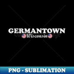 Germantown Wisconsin Landscape - High-Quality Digital Sublimation File - Instant PNG Download