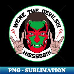 DEVILS Puddy Sublimation PNG Digital Download - Show Your Unwavering Team Support