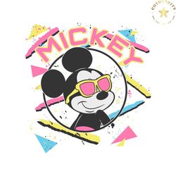 Retro Mickey Summer Disneyworld SVG Graphic Design File