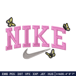 Nike butterfly embroidery design, Butterfly embroidery, Nike design, Embroidery shirt, Embroidery file, Digital download