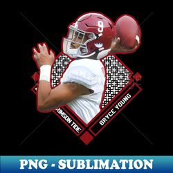 bryce young - sublimation png digital download - high-quality sports graphic