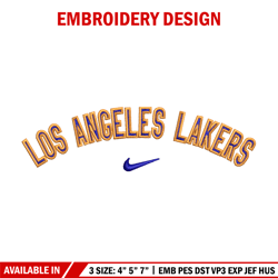 Los angeles lakers embroidery design, Nike embroidery, Embroidery file, Embroidery shirt, Emb design,Digital download