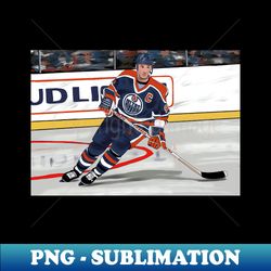 Gretzky Hockey - PNG Transparent Sublimation File - Perfect for Sports Merchandise