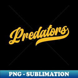 Predators - Retro Nashville Predators Logo - High-Resolution PNG Sublimation Download