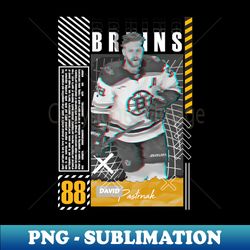 David Pastrnak Hockey Poster - Bruins Sublimation File - Immerse in On-Ice Brilliance