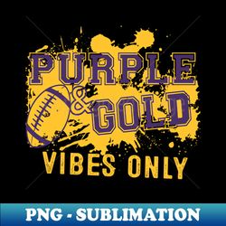 high school football game day - purple & gold - power your group with sublimation