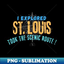 st louis - scenic route sublimation digital download - stunning city landscapes