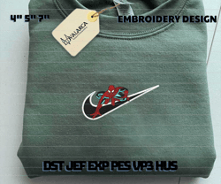 NIKE x Spider Man Embroidered Sweatshirt, Inspired Brand Embroidered Sweatshirt, Brand Embroidered Hoodie, Inspired Brand Embroidered Crewneck, Brand Embroidered Gift