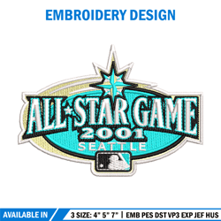 Star Game Primary Logo embroidery design, logo embroidery, logo shirt, Embroidery file, Instant download.