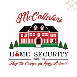 McCallisters Home Security Since 1990 SVG Digital Cricut File