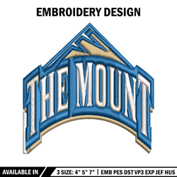 Mount st mary's university embroidery, mount st mary's university embroidery, Sport embroidery, NCAA embroidery.