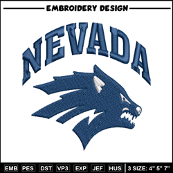 Nevada Wolf Pack embroidery, Nevada Wolf Pack embroidery, embroidery file, Sport embroidery, NCAA embroidery.