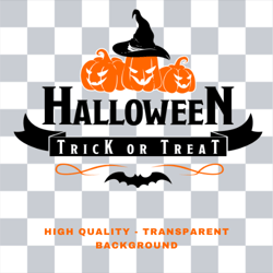 Halloween - Transparent Background - High Quality - Commercial Use - Digital Download