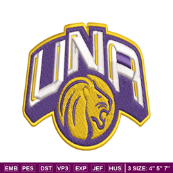 North Alabama Lions embroidery, North Alabama Lions embroidery, logo Sport, Sport embroidery, NCAA embroidery.