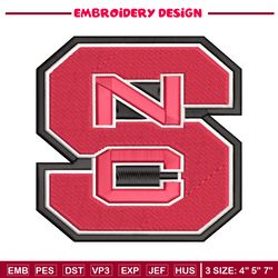 North Carolina State Wolfpack embroidery, NC State Wolfpack embroidery, logo Sport, Sport embroidery, NCAA embroidery.