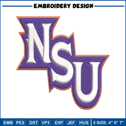 Northwestern State Demons embroidery, Northwestern State Demons embroidery, Sport embroidery, NCAA embroidery.