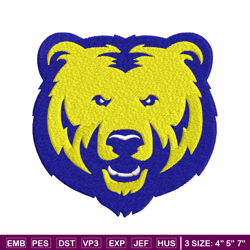 Northern Colorado Bears embroidery design, Northern Colorado Bears embroidery, Sport embroidery, NCAA embroidery.