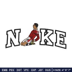 Nike ronaldo embroidery design, Ronaldo embroidery, Nike design, Embroidery file,Embroidery shirt, Digital download