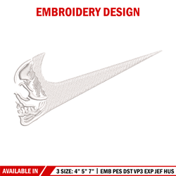 Nike horror embroidery design, Horror embroidery, Nike design, Embroidery shirt, Embroidery file, Digital download