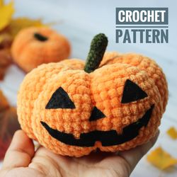 CROCHET PATTERN Halloween Pumpkin toy Amigurumi Pumpkin Vegetables toy Halloween decor Amigurumi tutorial, PDF file