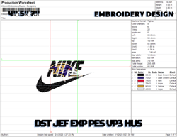 NIKE NFL Baltimore Ravens Logo Embroidery Design, NIKE NFL Logo Sport Embroidery Machine Design, Famous Football Team Embroidery Design, Football Brand Embroidery, Pes, Dst, Jef, Files