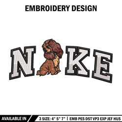 Nike x cute dog embroidery design, Dog embroidery, Nike design, Embroidery shirt, Embroidery file, Digital download