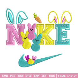 Nike x bunny cute embroidery design, Bunny embroidery, Nike design, Embroidery shirt, Embroidery file, Digital download