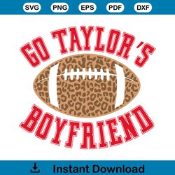 Leopard Go Taylors Boyfriend SVG Graphic Design File