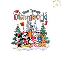 Walt Disney Disneyworld Christmas Mickey And Friend PNG