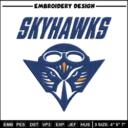 Tennessee Martin Skyhawks embroidery design, Tennessee Martin Skyhawks embroidery, Sport embroidery, NCAA embroidery.