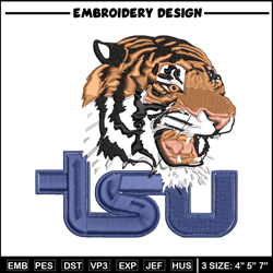 Tennessee State Tigers embroidery design, Tennessee State Tigers embroidery, Sport embroidery, NCAA embroidery.