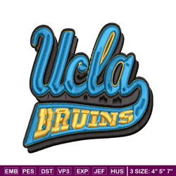UCLA Bruins embroidery design, UCLA Bruins embroidery, logo Sport, Sport embroidery, NCAA embroidery.