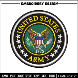 United States Army embroidery design, United States Army embroidery, logo design, embroidery file, Digital download.